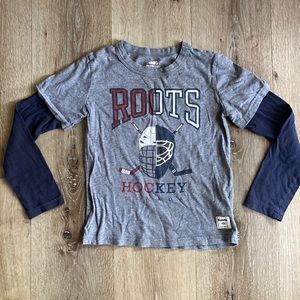 Kids Roots hockey tee